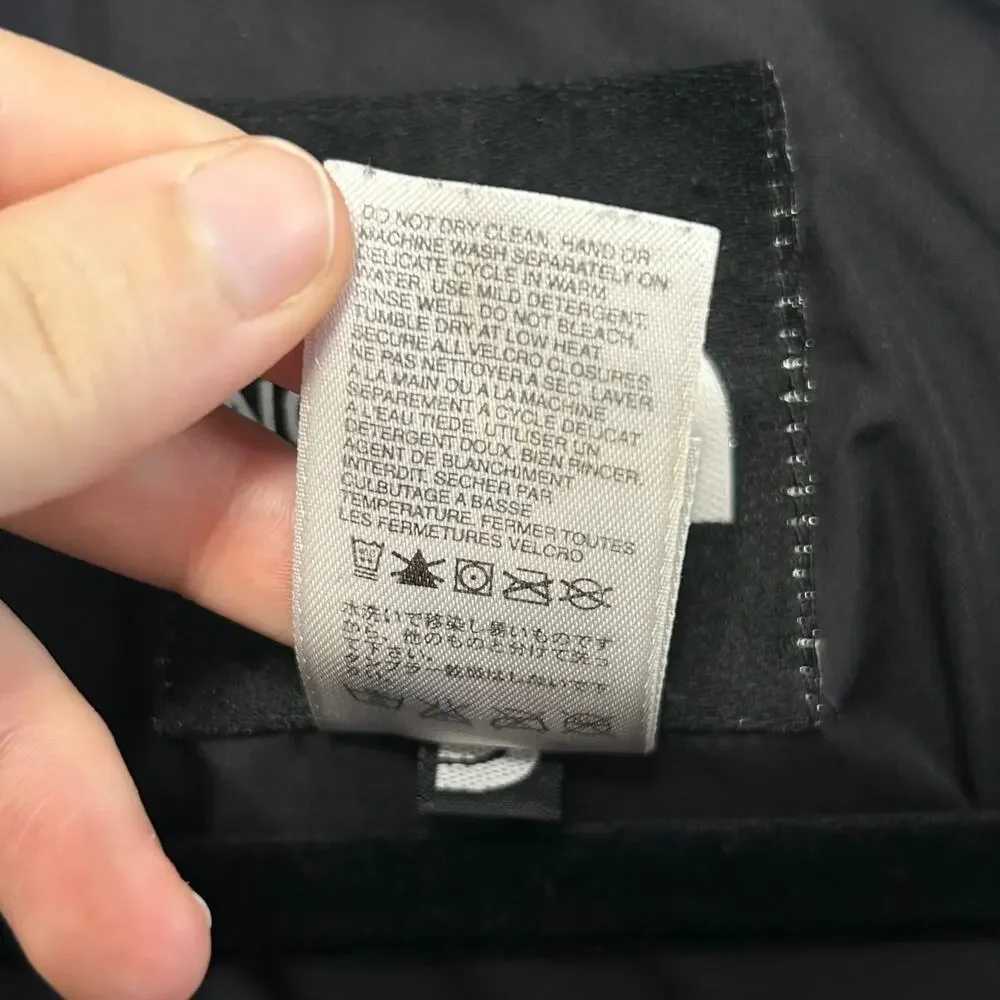 The North Face Retro Nuptse Jacket Big Girl's Sz L Black Goose Down 600 Fill